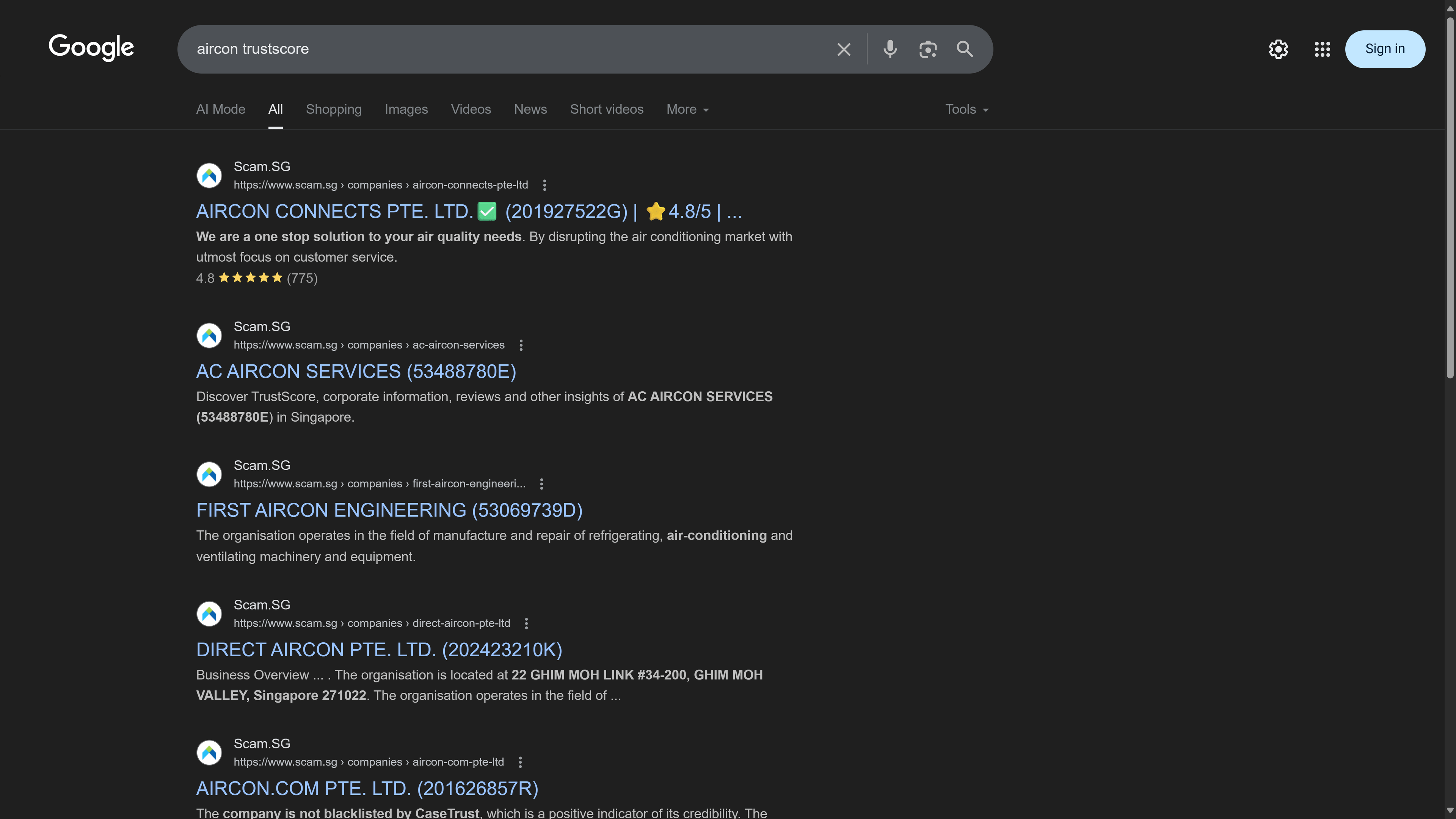  Enhanced Google Search Results