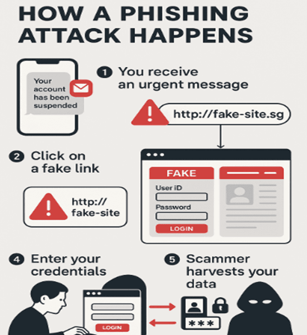 Phishing in Singapore: Don’t Take the Bait! Your Guide to Spotting Fake Links and Websites with Scam.SG