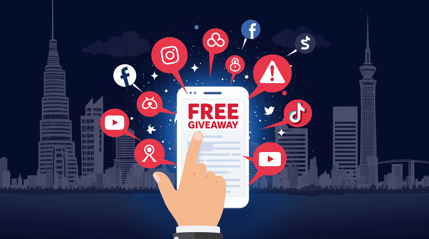 Social Media Giveaway Scams in Singapore: Don’t Click That Link!